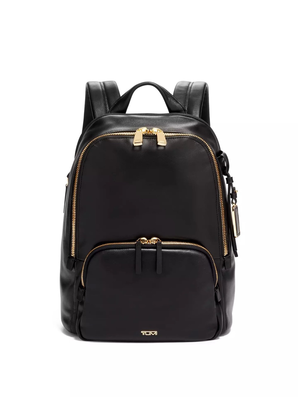Tumi Black Leather Backpack